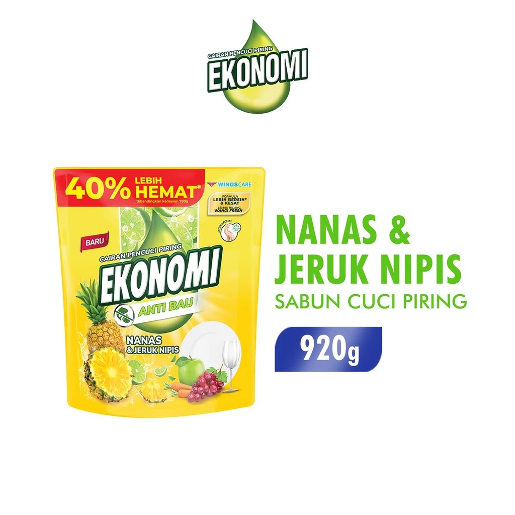 Ekonomi Cuci Piring Anti Bau Nanas PCH 920GR