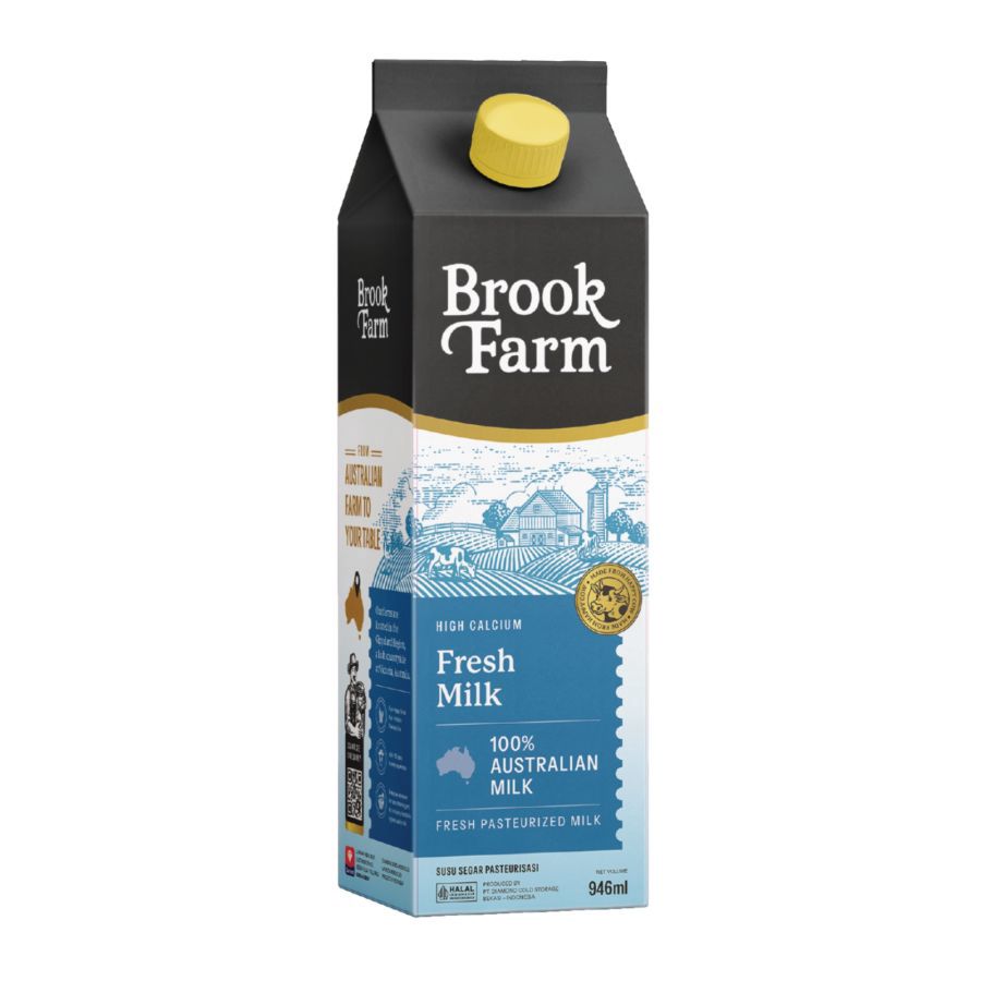 Brook Farm Better choice For Better You Milk Plain 946ML