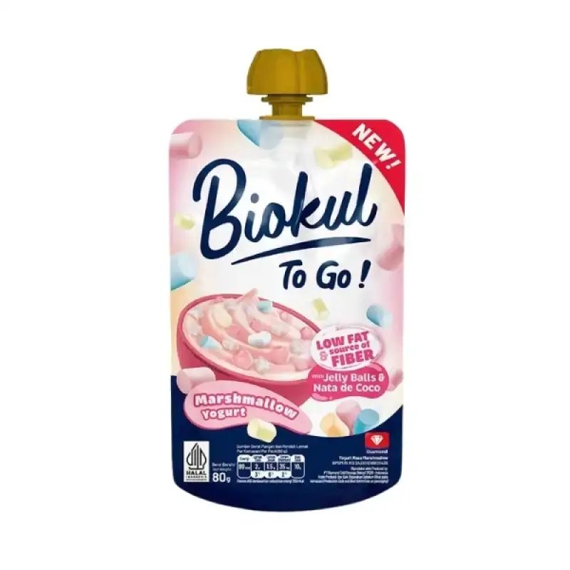 Biokul Yougurt To Go! Marshmallow PCH 80GR