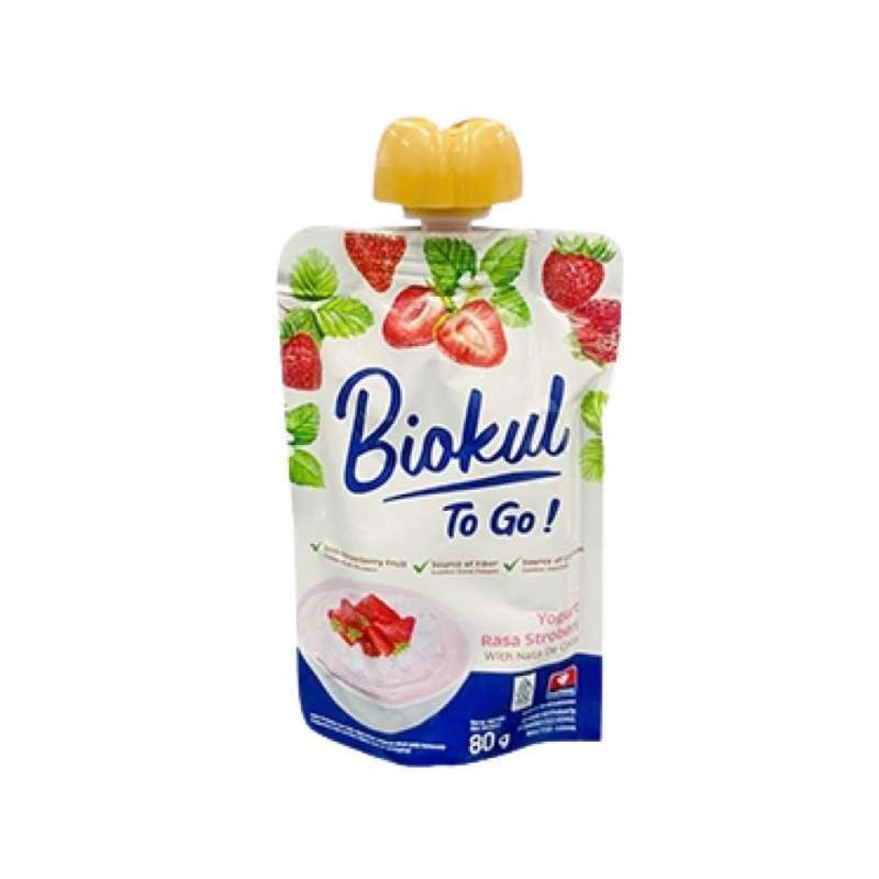 Biokul Yougurt To Go! Strawberry PCH 80GR