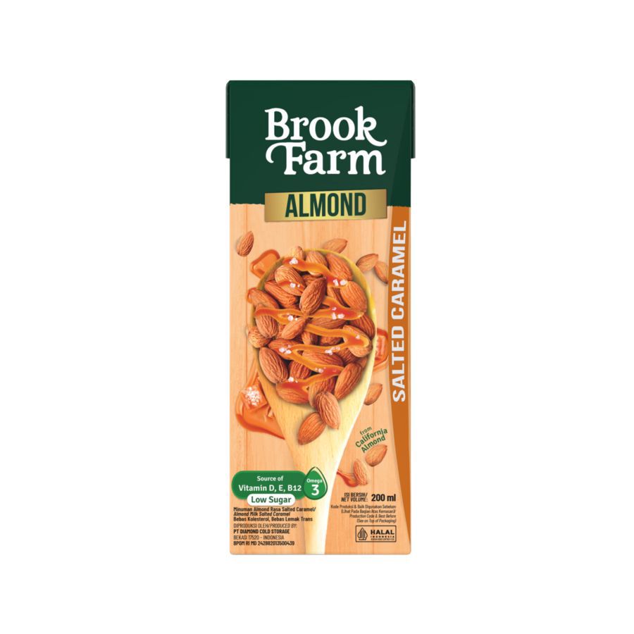 Brook Farm Almond Salted Caramel 200ML