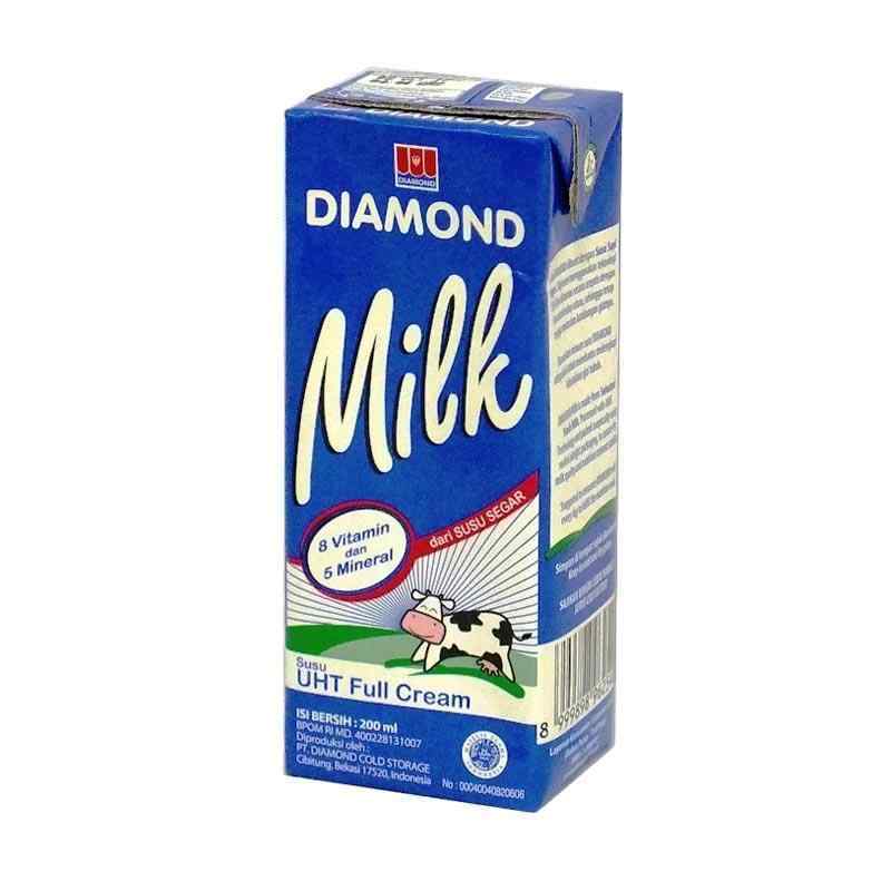 Diamond Milk UHT Full Cream 200ML