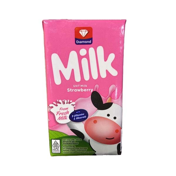 Diamond Milk UHT Strawberry 125ML