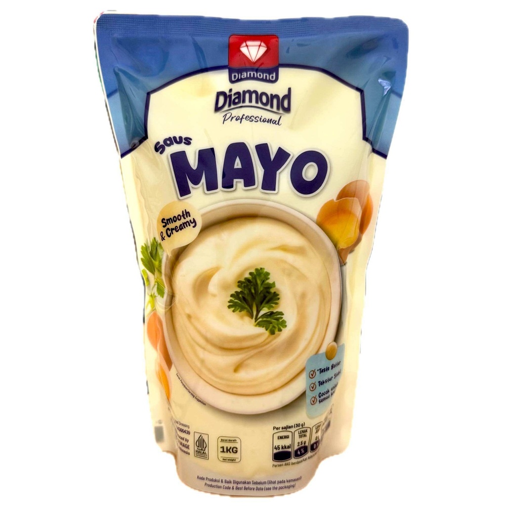 Diamond Saus Mayo Smooth & Creamy PCH 1000GR