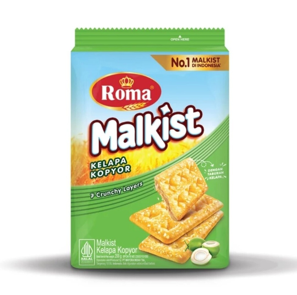 Roma Malkist Kelapa Kopyor 224GR