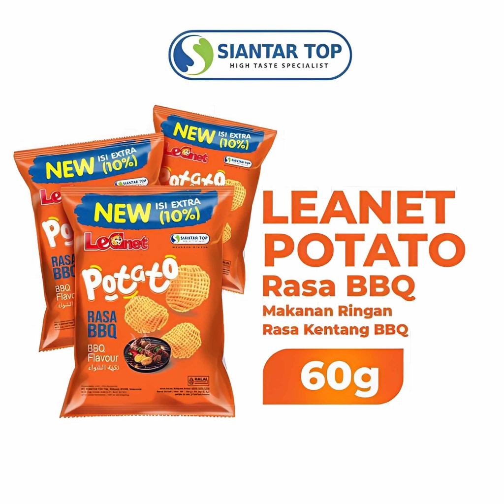 Leonet Potato Rasa BBQ 60GR
