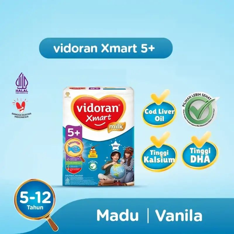 Vidoran Xmart Milk 5+ Madu 575GR