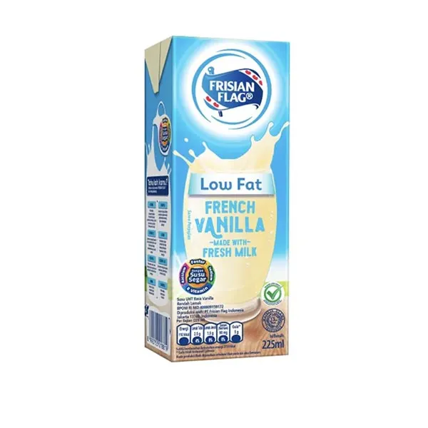 Frisian Flag UHT Low Fat Fresh Milk Vanilla 225ML