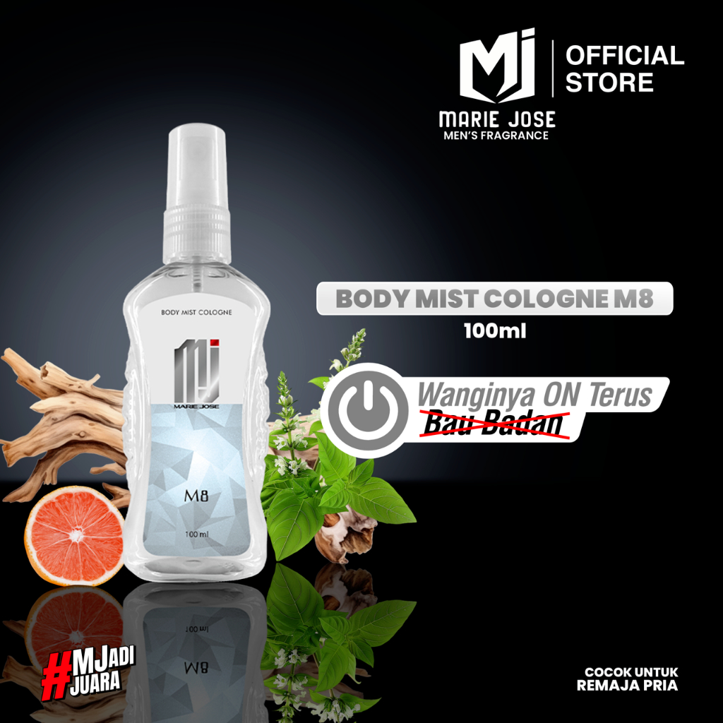 MJ Marie Jose Body Mist Colonge Active BTL 100ML