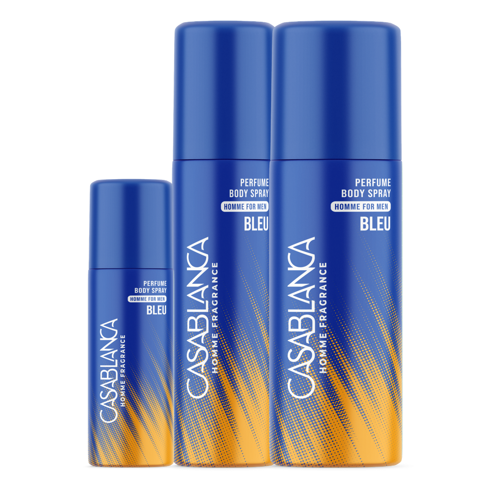 Casablanca Parfume Body Spray Homme For Men Bleu 200ML
