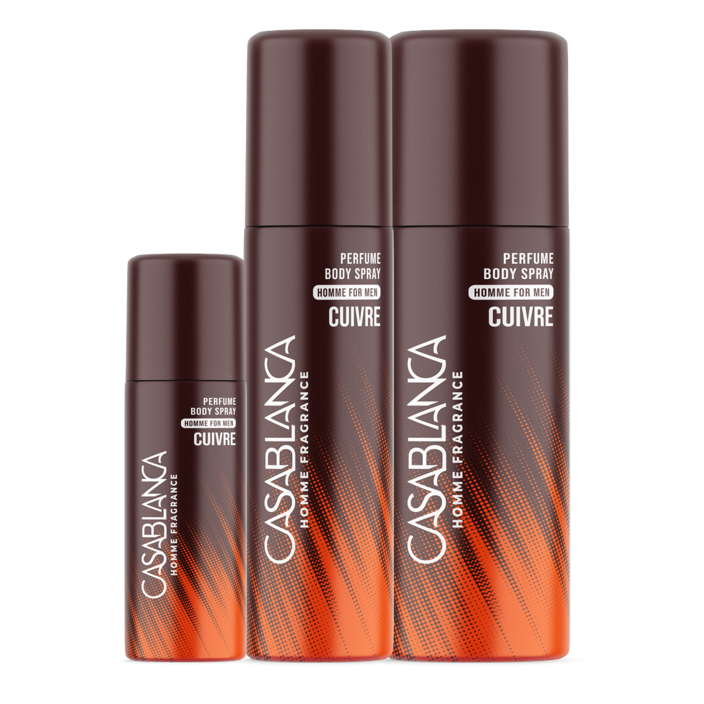 Casablanca Parfume Body Spray Homme For Men Cuvre 200ML