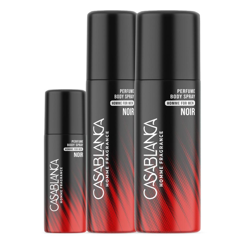Casablanca Parfume Body Spray Homme For Men Noir 200ML