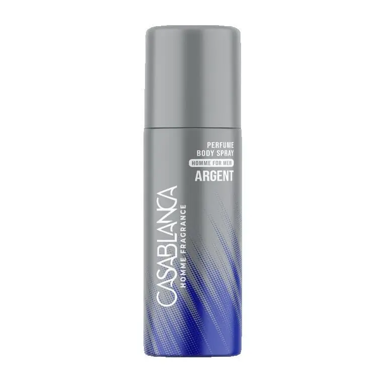 Casablanca Parfume Body Spray Homme For Men Argent 100ML