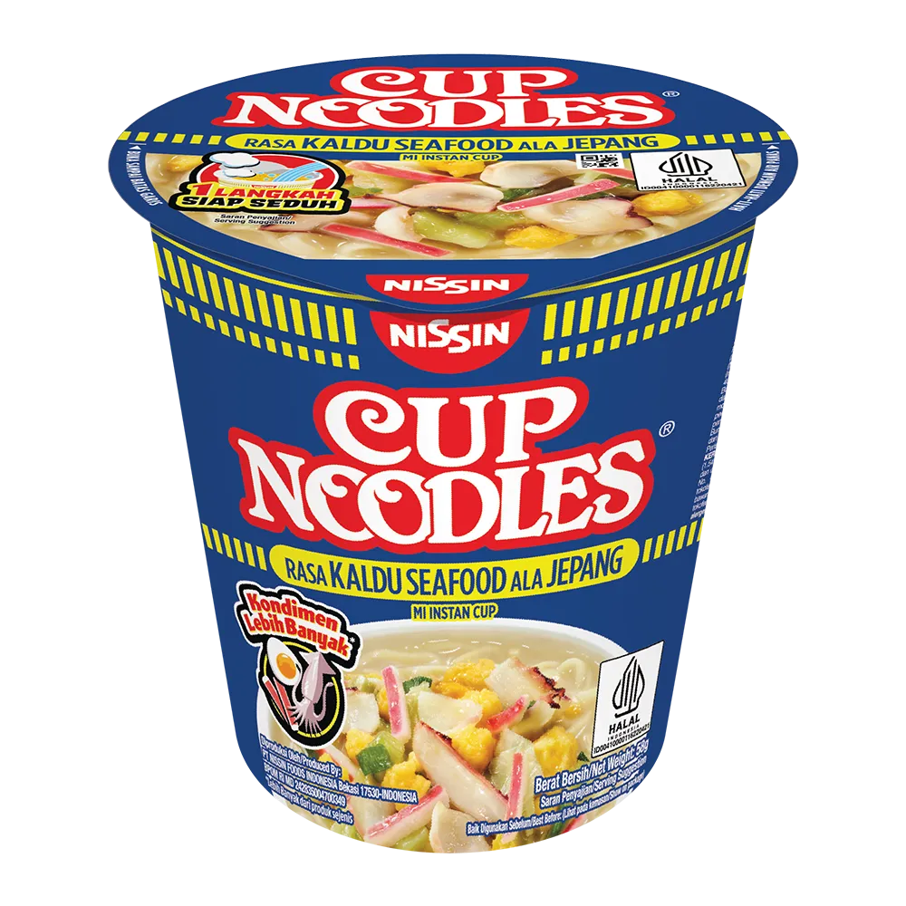 Nissin Cup Noodles Rasa Kaldu Seafood Ala Jepang 62GR