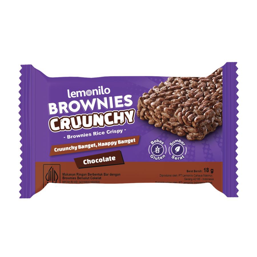 Lemonilo Brownies Cruunchy Chocolate 18GR