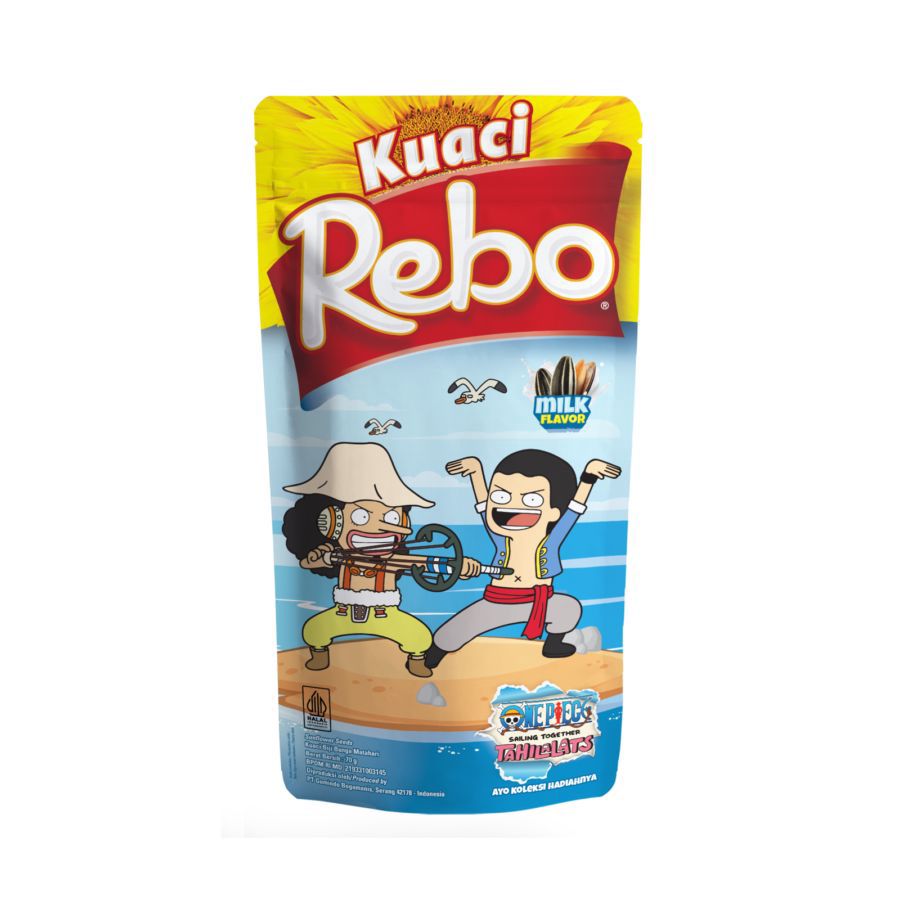 Kuaci Rebo Rasa Susu PCH 60GR