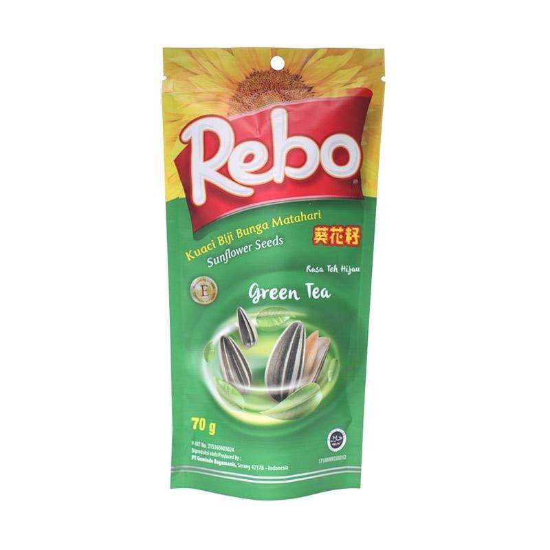 Kuaci Rebo Rasa Green Tea PCH 60GR
