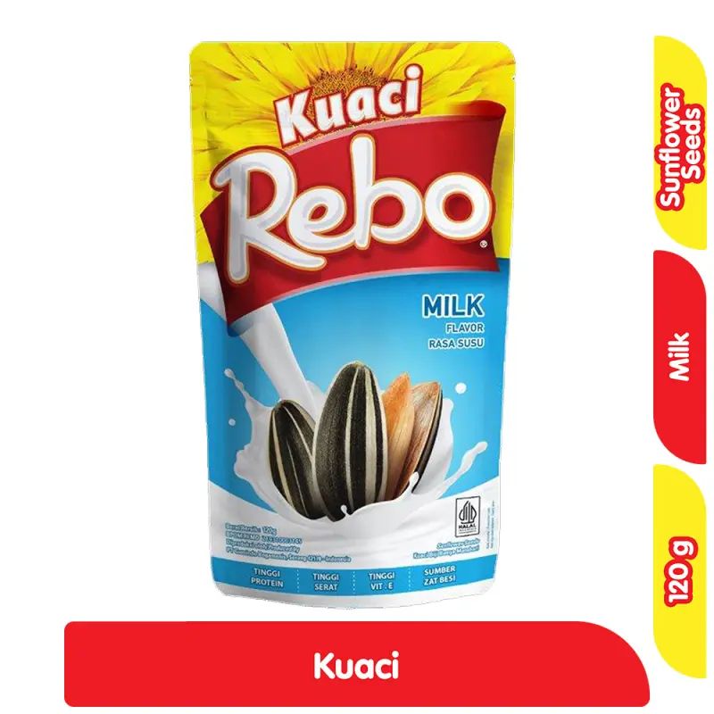 Kuaci Rebo Rasa Susu PCH 120GR