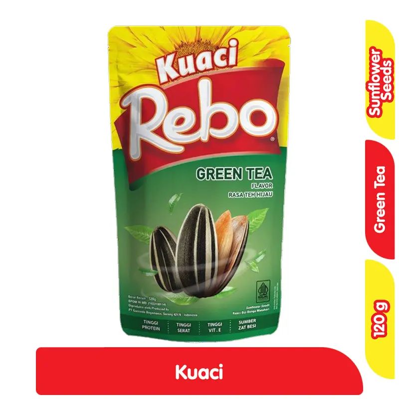 Kuaci Rebo Rasa Green Tea PCH 120GR
