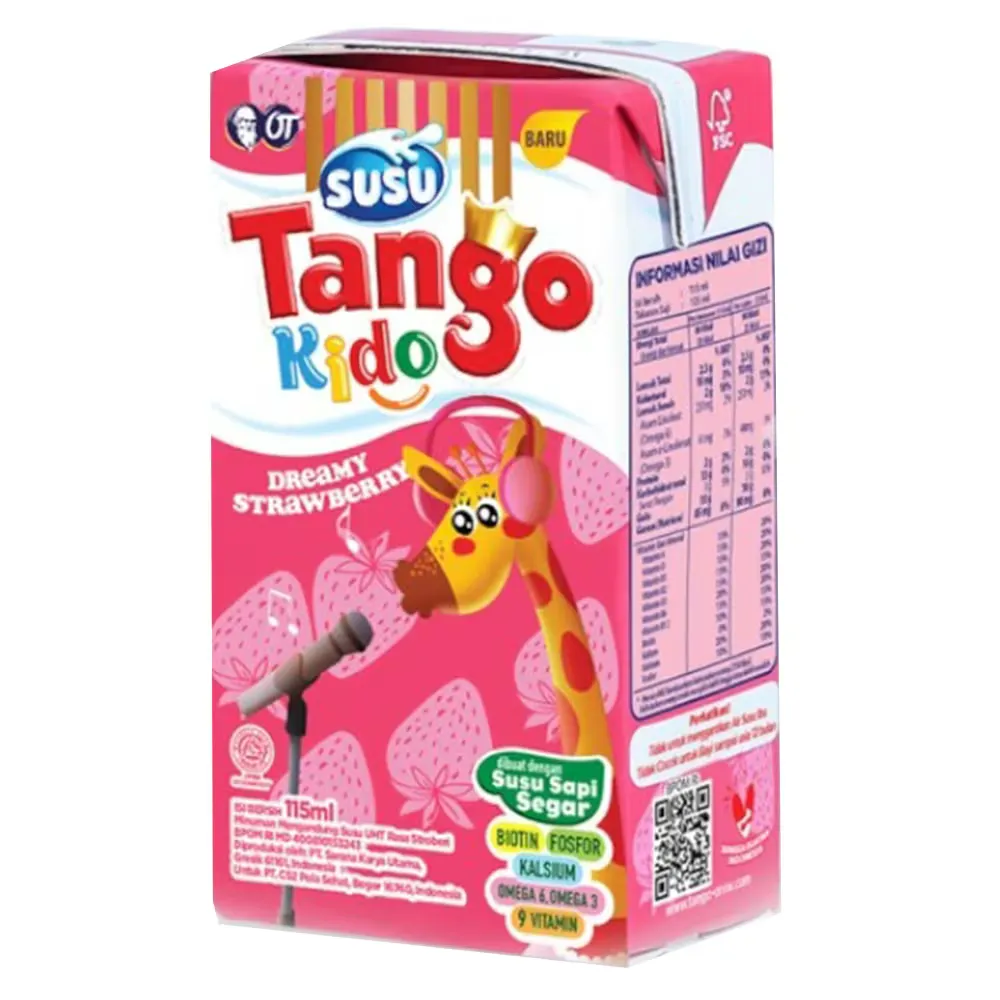 Tango Susu Kido UHT Stroberi 115ML