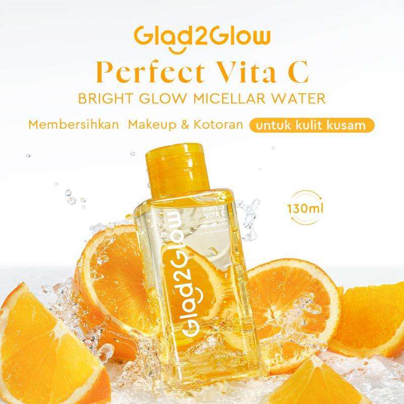 Glad2Glow Perfect Vita C Bright Glow Micellar Water 130ML