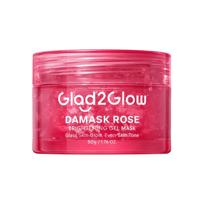 Glad2Glow Damask Rose Brightening Gel Mask 50GR