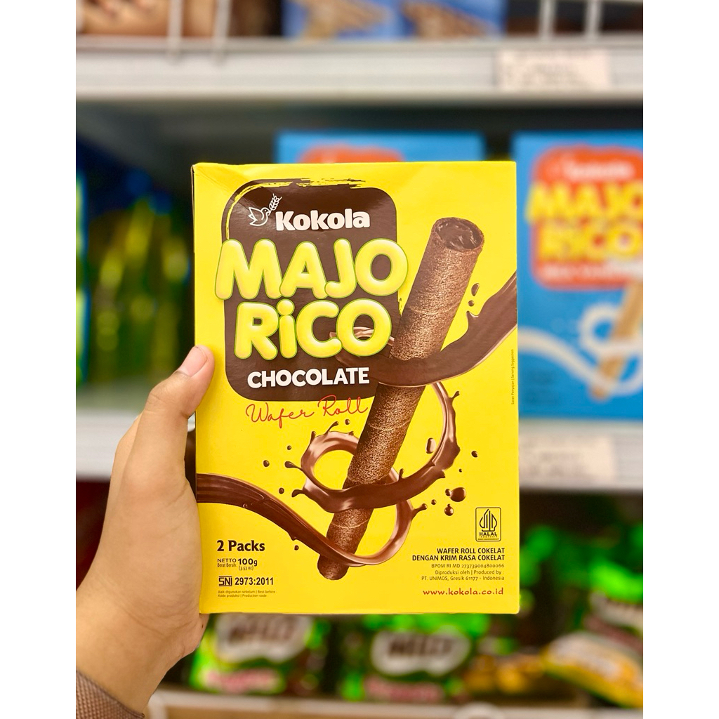Kokola Rico Chocolate Wafer Roll 100GR