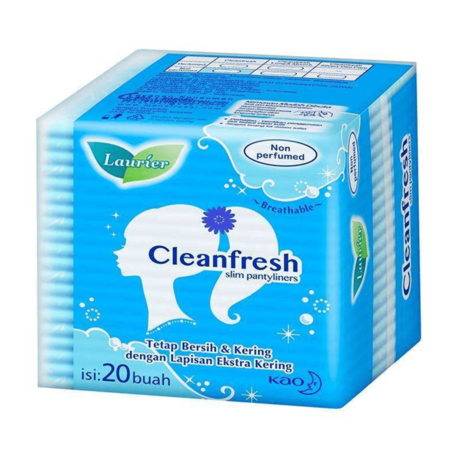 Laurier Cleanfresh Slim Pantyliners Non Perfumed 20PCS