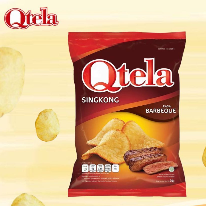 Qtela Singkong Barbeque 20GR