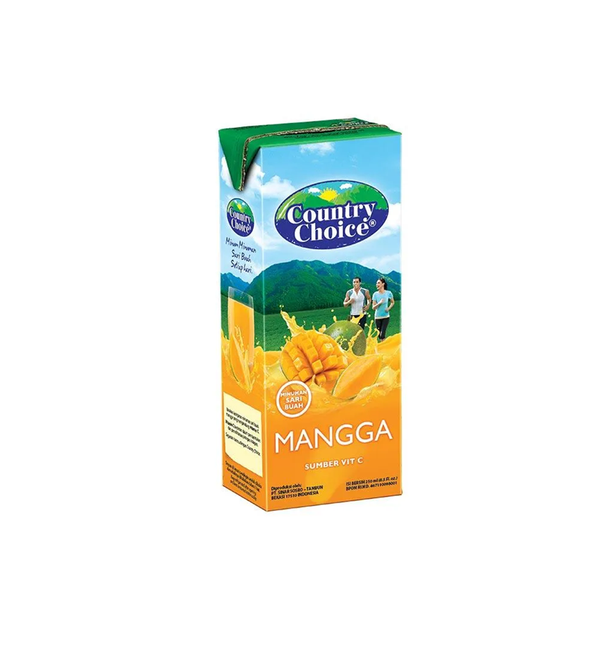 Country Choice Minuman Sari Buah Mangga Kotak 250ML