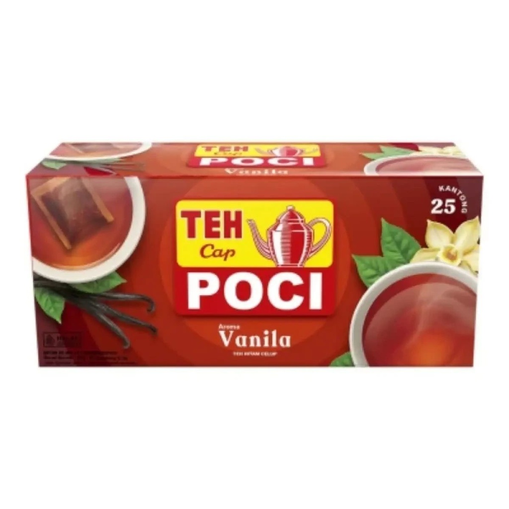 Teh Poci Celup Aroma Vanila Box 25x2GR