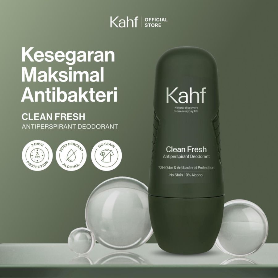 Kahf Active Fresh Antiperspirant Deodorant No Stain 45ML