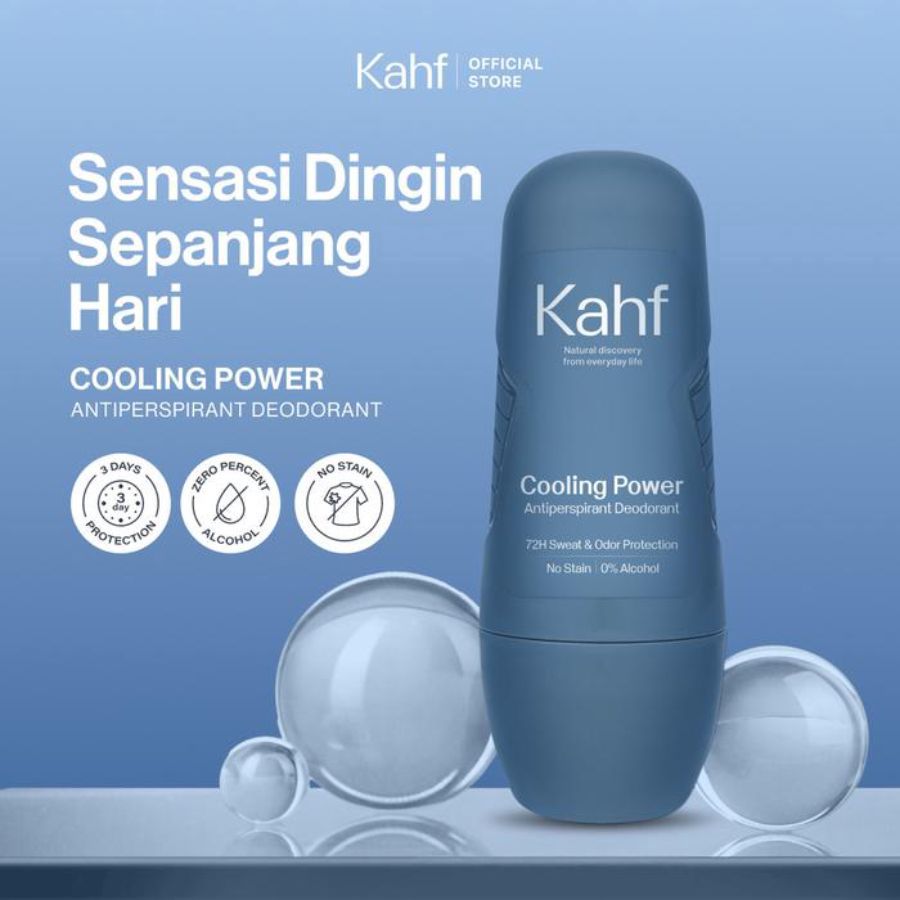 Kahf Cooling Power Antiperspirant Deodorant No Stain 45ML