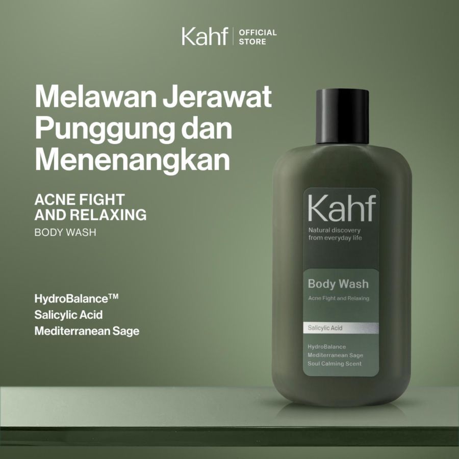 Kahf Body Wash Relaxing And Acne Fight Salicylic Acid 200ML