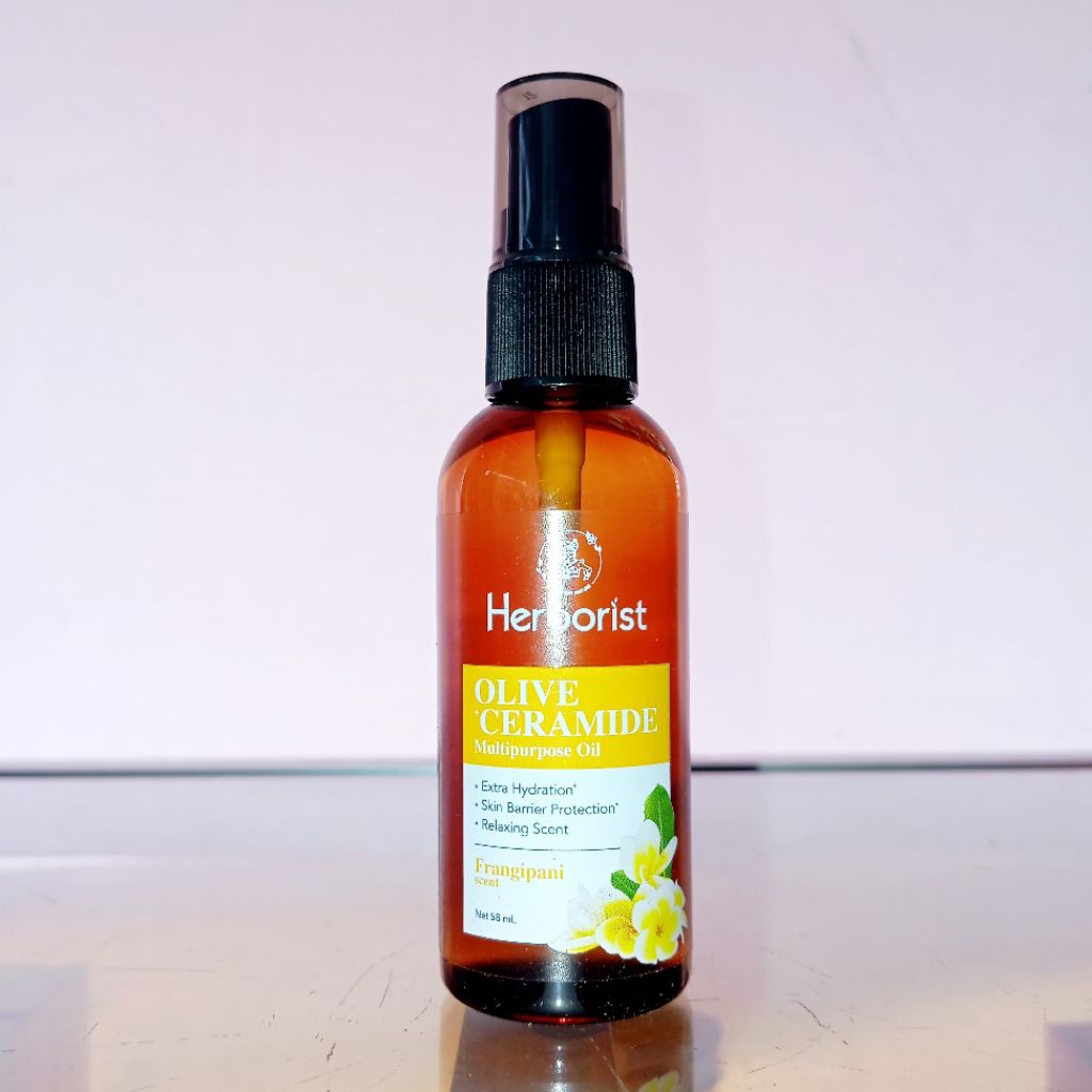 Herborist Olive Ceramide Multipurpose Oil Frangipani Scent 58ML