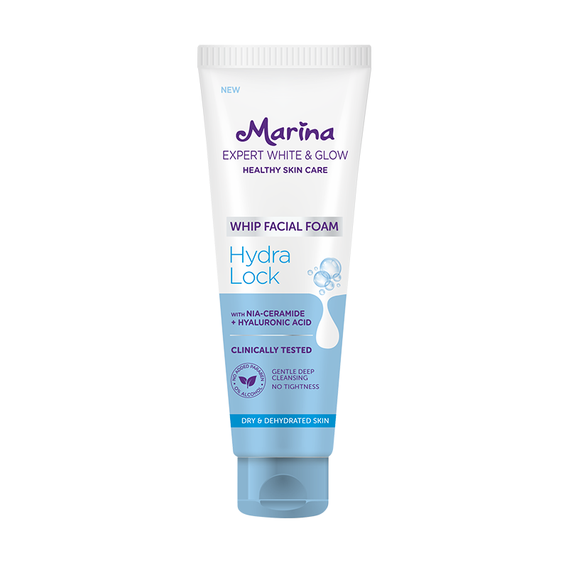Marina Whip Facial Foam Hydra Lock 50ML