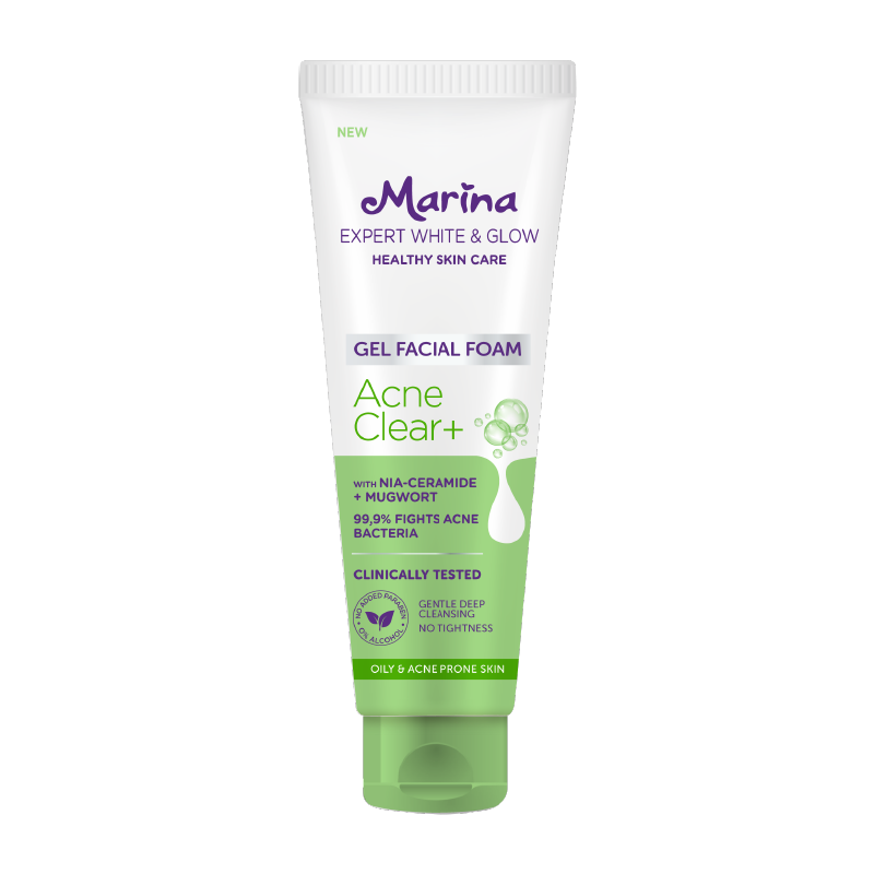 Marina Whip Facial Foam Acne Clear+ 50ML