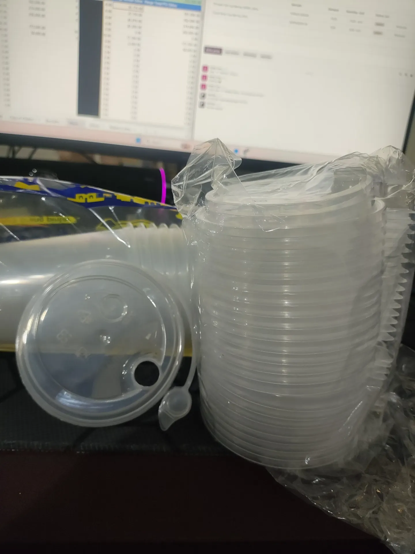 Tutup Gelas Cup Bening 25Pcs