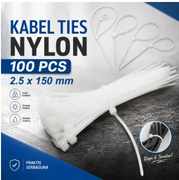 Kabel Ties Cable Nylon 100PCS 2.5x150MM