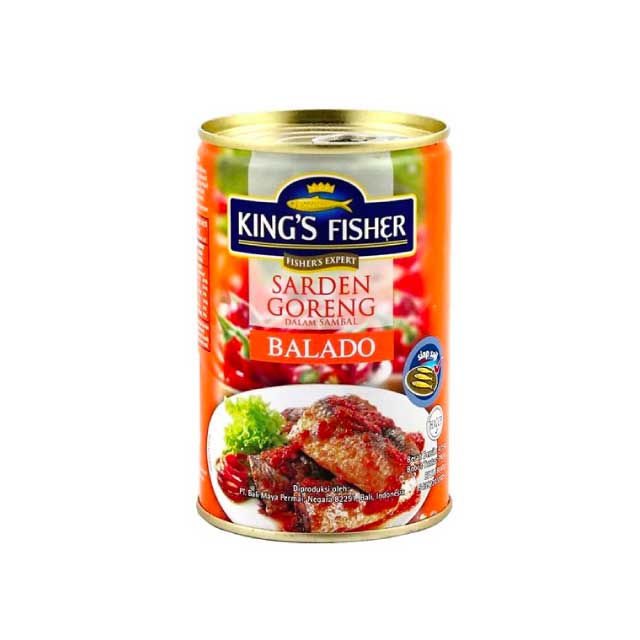 King's Fisher Sarden Goreng Balado 425GR