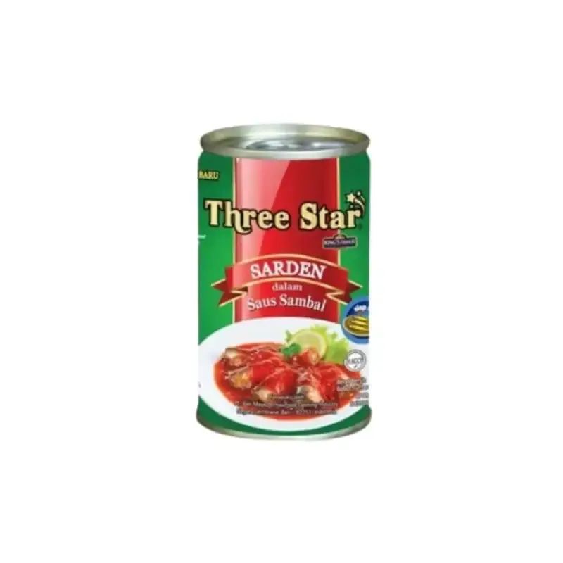 Three Star Sarden Saus Sambal 155GR