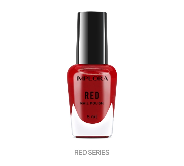 Implora Nail Polish Red