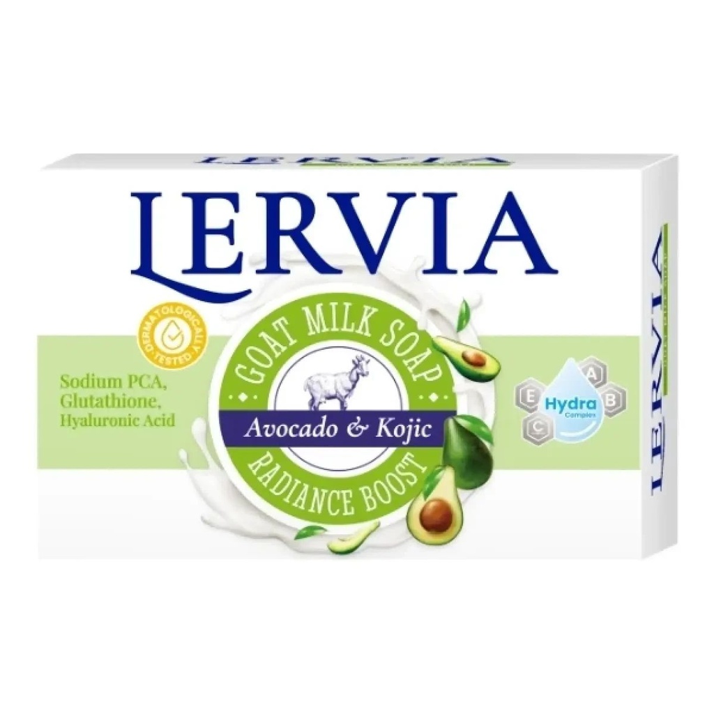 Lervia Bar Soap Avocado & Kojic Goat Milk 3x90GR