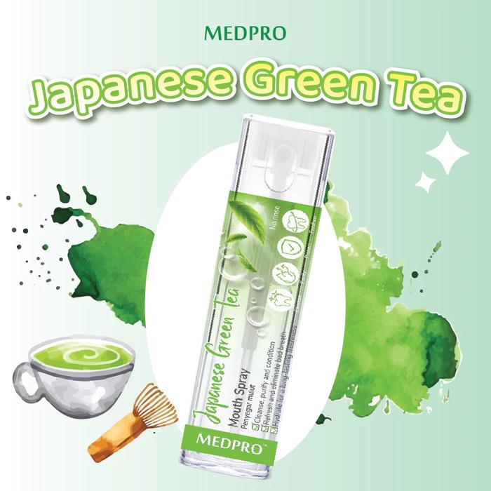 Medpro Japanese Green Tea Mouth Spray 12ML