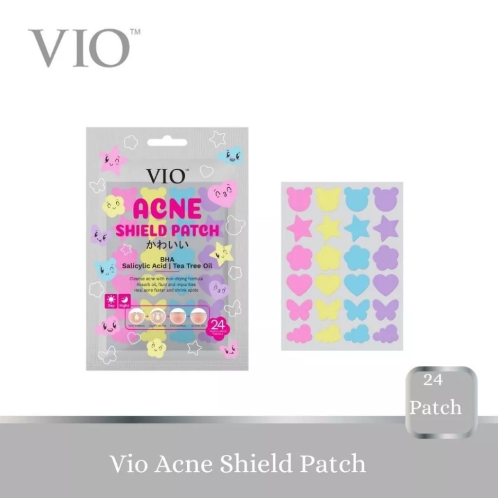 Vio Acne Shield Patch BHA Salicylic Acid Tea Tree Oil 24S