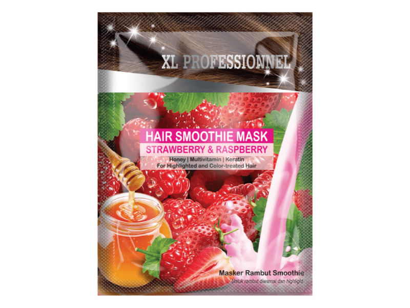 XL Professionnel Hair Smoothie Mask Strawberry & Raspberry 25GR