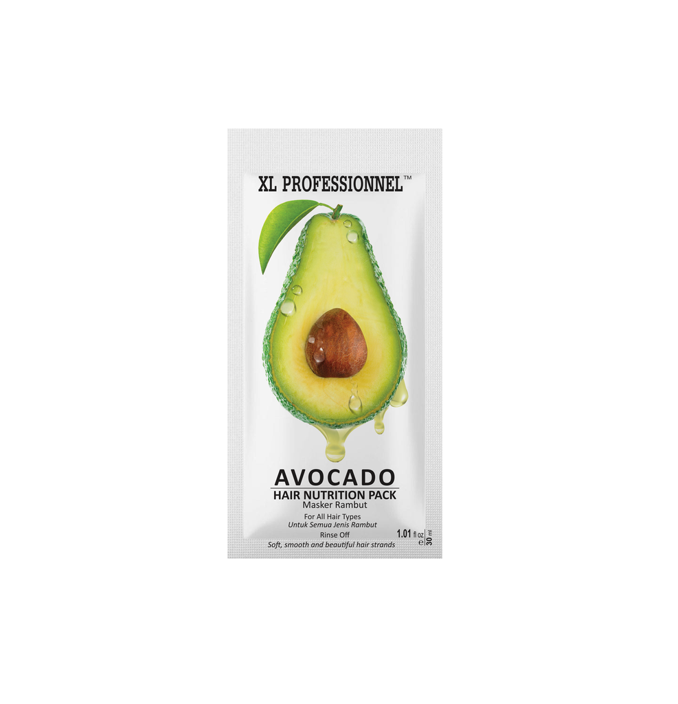 XL Professionnel Avocado Hair Nutrition Pack Masker Rambut 30ML