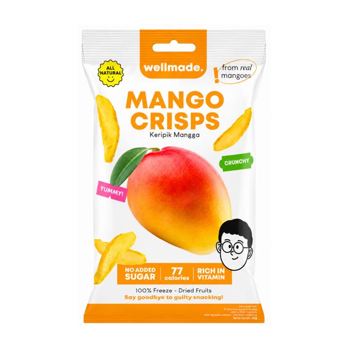 Wellmade Mango Crisps Keripik Mangga 20GR