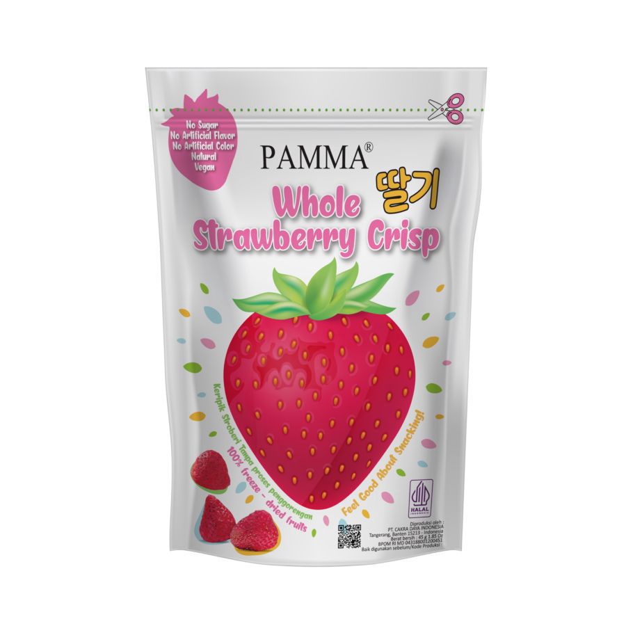 Pamma Whole Strawberry Crisp 45GR