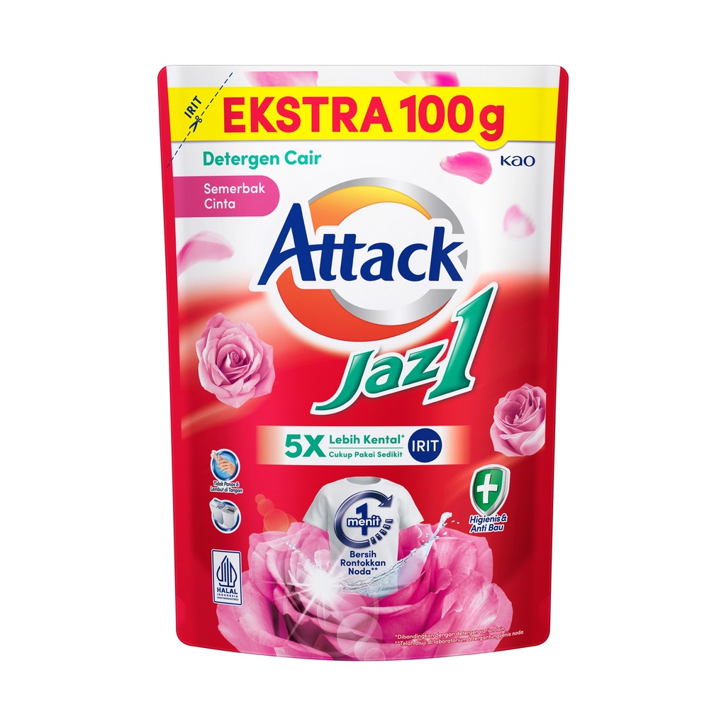 Attack Jaz1 Semerbak Cinta Detergen Cair pch 1200GR